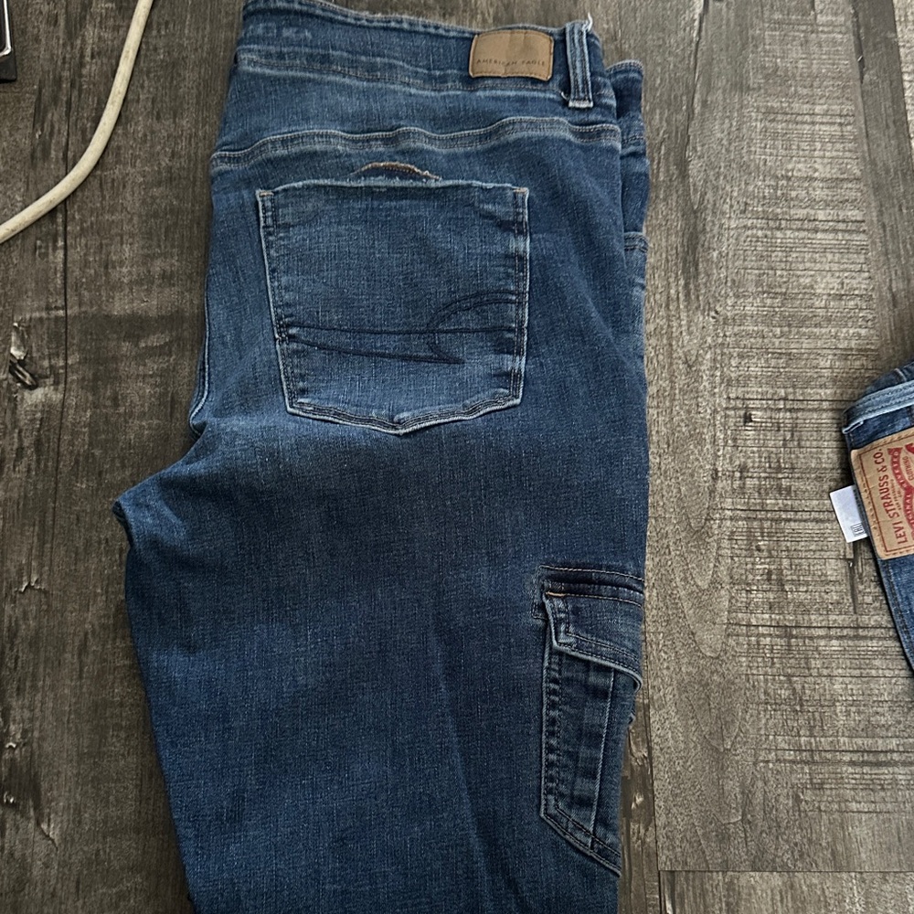 American Eagle Outfitters Dark Blue Women's Jeans